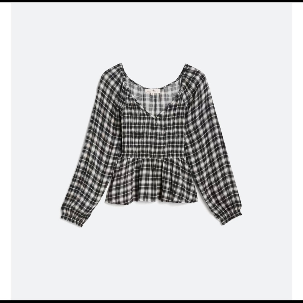 DAISY & Delilah Peplum Crop top Stitch Fix